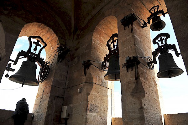 Church bells and crosses